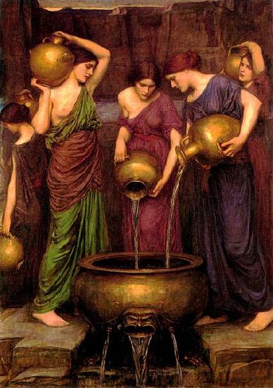 John William Waterhouse Danaides oil painting image